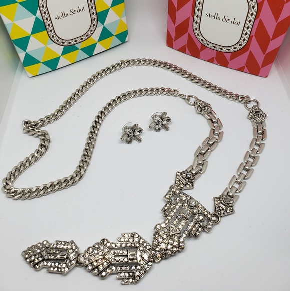 Stella & Dot Casablanca Necklace and Earrings - Picture 1 of 2